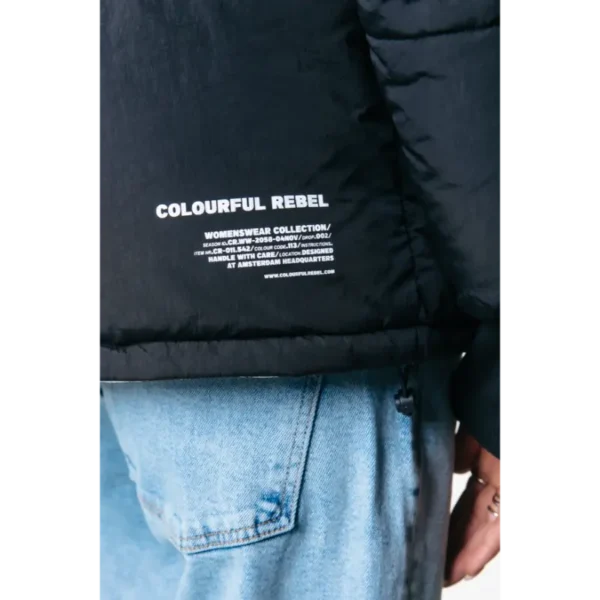 WO116000-200-Black-22002 Colourful Rebel Jas Isado WO116000 Zwart (Reversible)