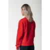 Colourful Rebel Sweater Puff Logo WS416206 Rood