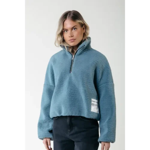 WS416357-522-Mineralblue-21614 Colourful Rebel Trui Jills WS416357 Blauw