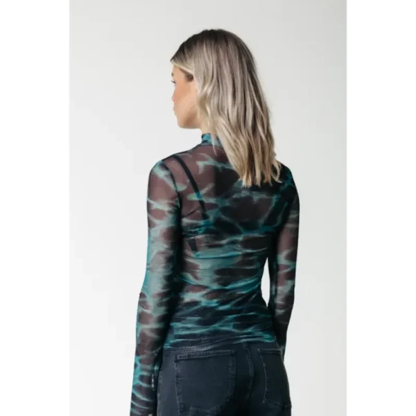 WT216148-449-Stormgreen-21564 Colourful Rebel Top Neyo WT216148 Groen