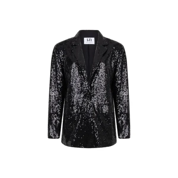 Blazer Tina - Black PK214 1 Lofty Manner Blazer Tina PK214 Zwart
