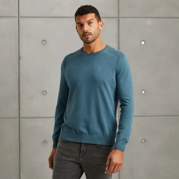 CKW2411352-5413_model_1 Cast Iron Sweater CKW2411352 Blauw