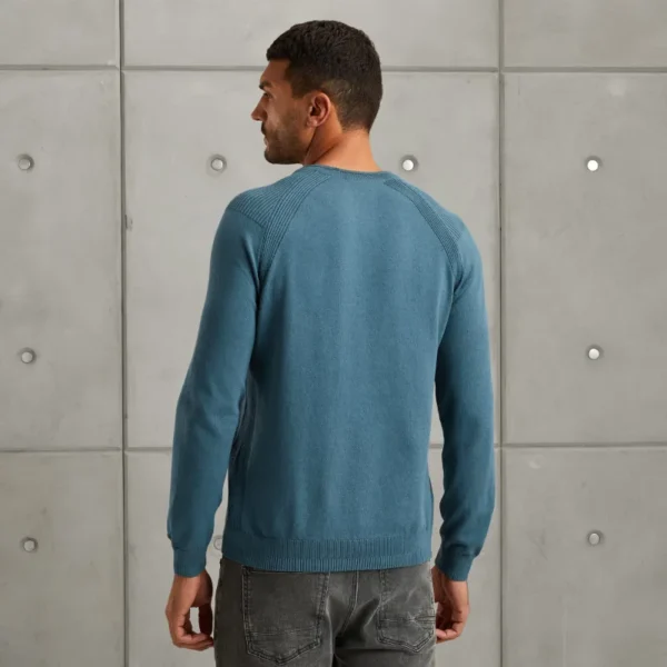 CKW2411352-5413_model_3 Cast Iron Sweater CKW2411352 Blauw
