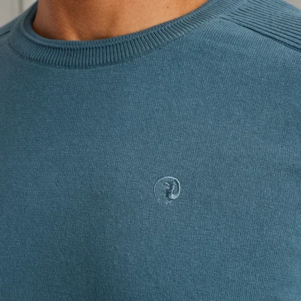 CKW2411352-5413_model_4 Cast Iron Sweater CKW2411352 Blauw