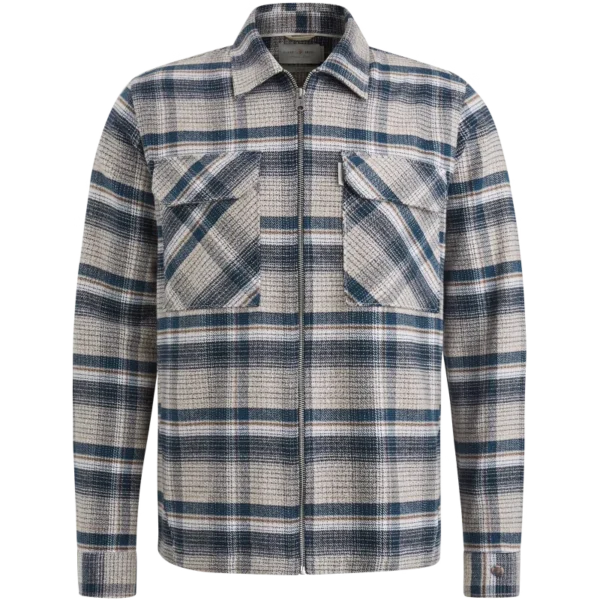 CSI2411273-7014_front Cast Iron Overshirt CSI2411273 Grijs