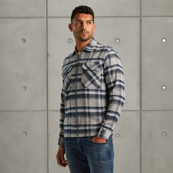 CSI2411273-7014_model_2 Cast Iron Overshirt CSI2411273 Grijs