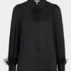 Esqualo Blouse W24.10710 Zwart