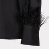 Esqualo Blouse W24.10710 Zwart