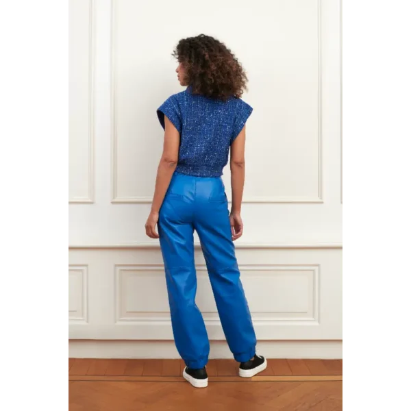 Lofty Manner Gilet Ayla PL43.1 Blauw