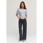 Harper&Yve Top Marsja DW24P603 Zilver