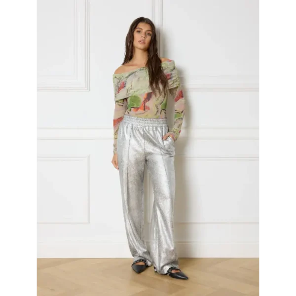 R2410121654_720_01_1351x1800 Refined Department Broek Tyra R2410121654 Zilver