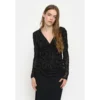 Soft Rebels Top SR524-300 SRTalula Zwart
