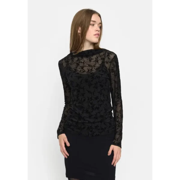 SR524-303 - 001 Black - Extra 2 Soft Rebels Top SR524-303 SRTalula Zwart