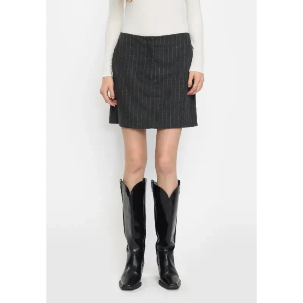 SR624-716 - 279 Dark Grey Melange - Extra 2 Soft Rebels Rok SR624-716 SREmery Grijs