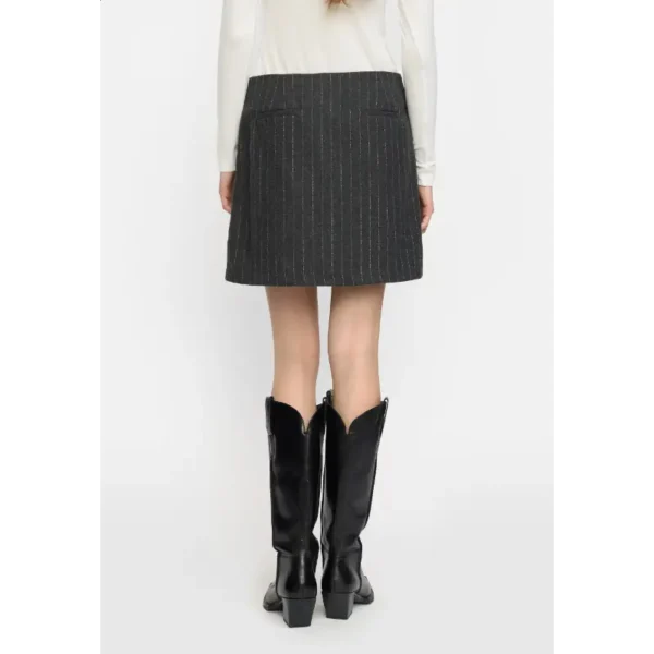 SR624-716 - 279 Dark Grey Melange - Extra 3 Soft Rebels Rok SR624-716 SREmery Grijs