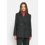 SR624-717 - 279 Dark Grey Melange - Extra 2 Soft Rebels Blazer SR624-717 SREmery Grijs