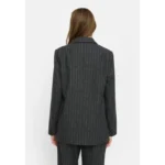 SR624-717 - 279 Dark Grey Melange - Extra 3 Soft Rebels Blazer SR624-717 SREmery Grijs
