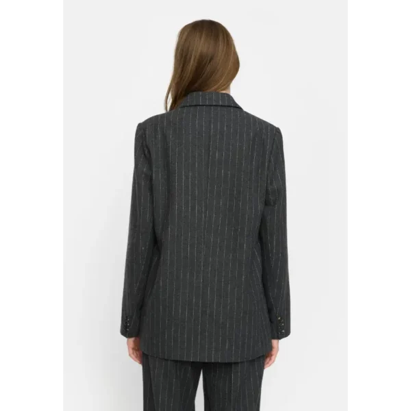 SR624-717 - 279 Dark Grey Melange - Extra 3 Soft Rebels Blazer SR624-717 SREmery Grijs