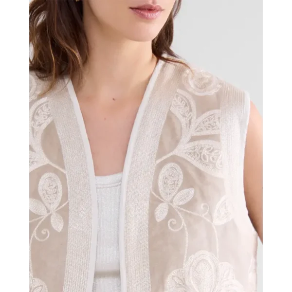 Summum Gilet 9s129-12148 Off-White