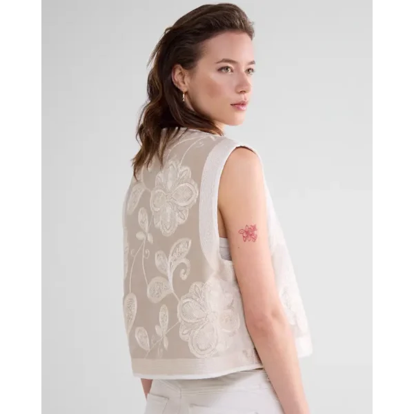 Summum Gilet 9s129-12148 Off-White