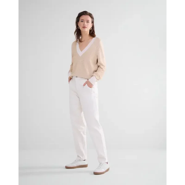 Summum Broek 4s2717-12145 Off-White