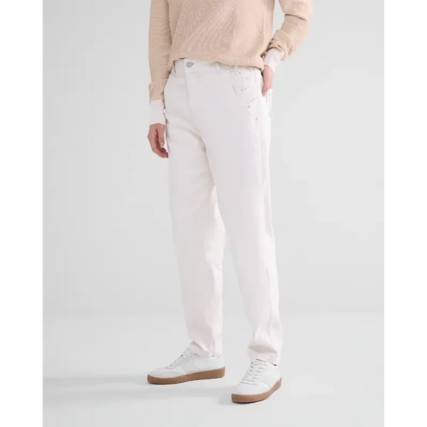 Summum Broek 4s2717-12145 Off-White