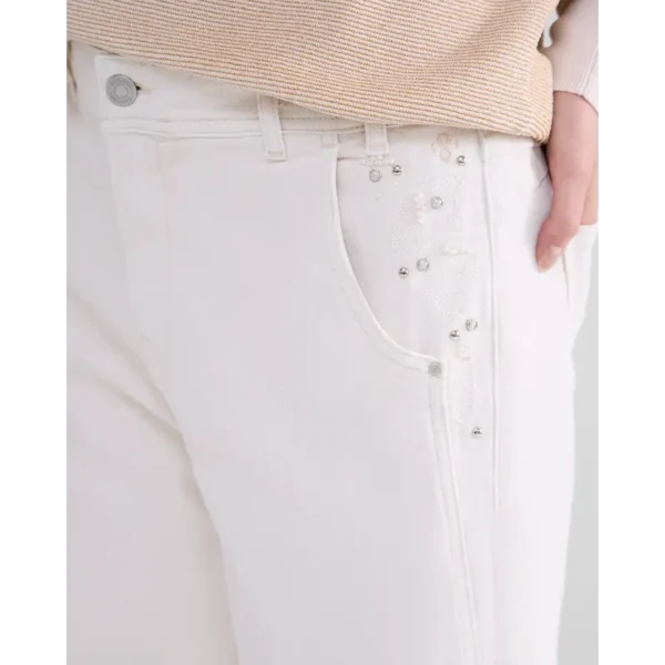 Summum Broek 4s2717-12145 Off-White