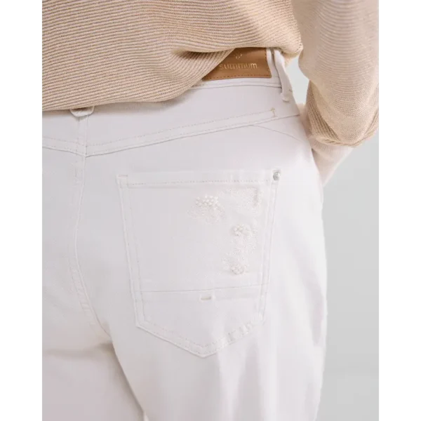 Summum Broek 4s2717-12145 Off-White