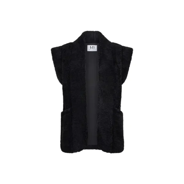 Lofty Manner Gilet Alice PL41 Zwart