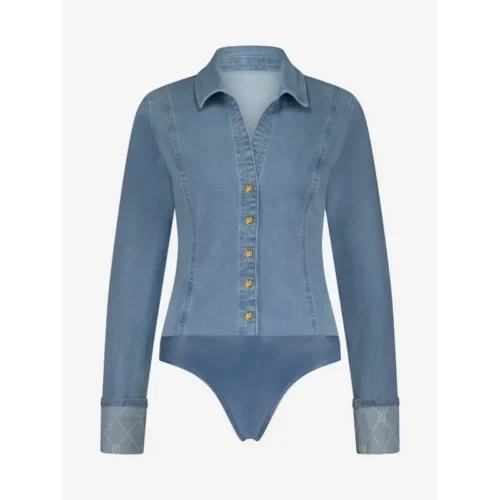 Nikkie x Anna Nooshin Blouse Hoxton N6-798 2501 Blauw