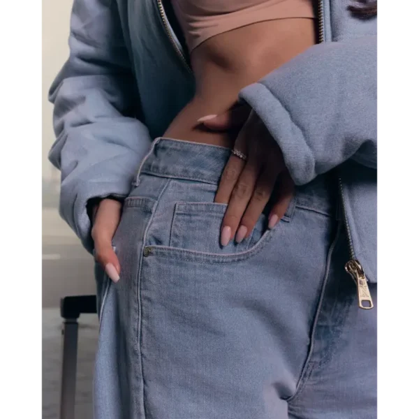 NIKKIE Selected by Anna Nooshin 24+ Nikkie x Anna Nooshin Jeans Hoxton N2-794 2501 Blauw