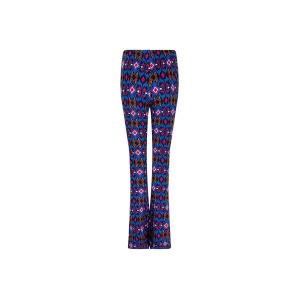 Trouser Sol - Blue stars print PL37 2 Lofty Manner Broek Sol PL37 Blauw
