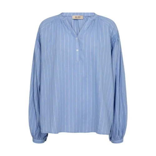 Mos Mosh Blouse MMsafi 169400 Licht Blauw