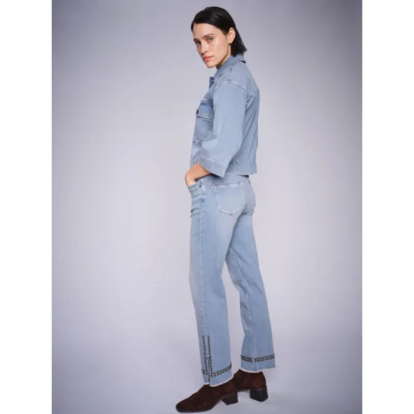 MOS-MOSH_spring_summer_2025_original_168990 417 MMPenn Ice Rivet Jacket Ice Blue - 169000 417 MMVerti Ice Denim Jeans Ice Blue Mos Mosh Jasje MMpenn 168990 Blauw