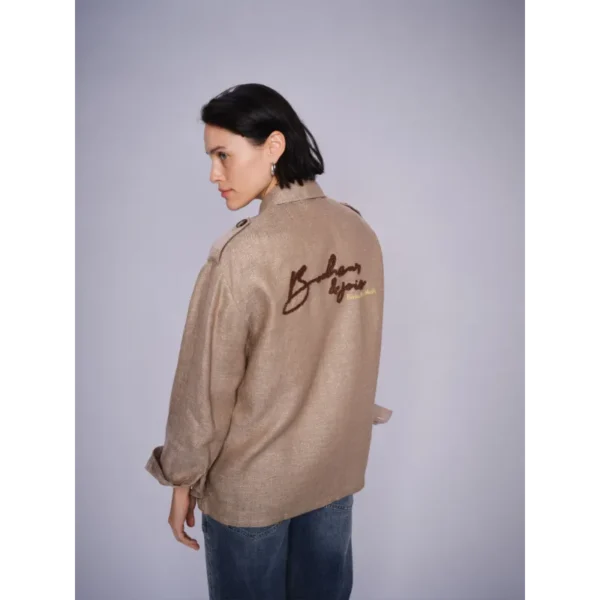 MOS-MOSH_spring_summer_2025_original_169560 662 MMAlfea Ellise Jacket Chocolate Chip - 170230 401 MMSagai Lupin Jeans Blue_2 Mos Mosh Blazer MMalfea 169560 Zand