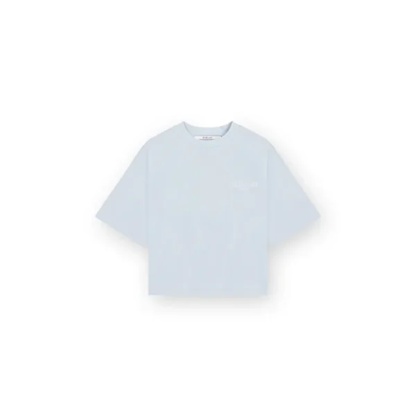 SS25_HOMAGE_H-CS25M67_OversizedTeeWithChestPrint_LightBlue_49,99-3484 Homage T-shirt H-CS25m67 Light Blue