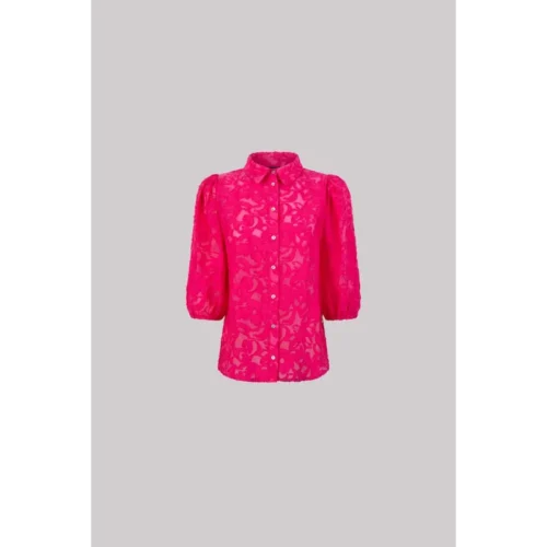 12451212-8719572165803_02 Jansen Amsterdam Blouse Nanne SS25 Berry