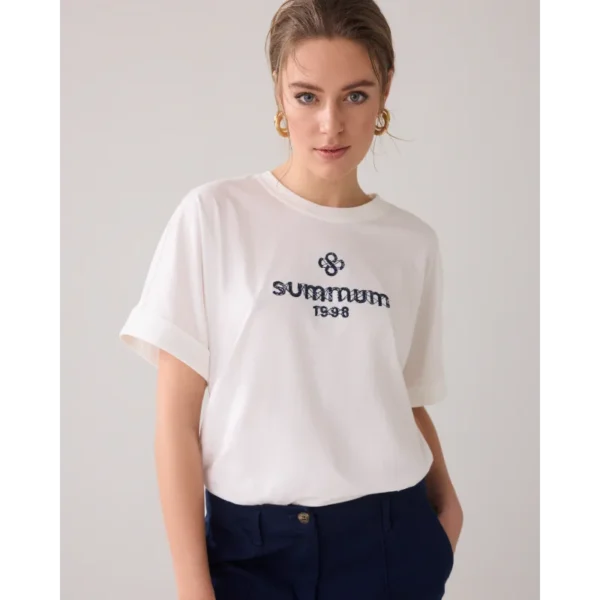 Summum T-Shirt 3s5128-30633 Off-White