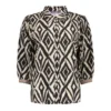 Geisha Blouse 53261-20 Zwart