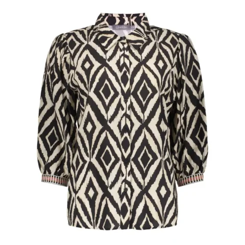 Geisha Blouse 53261-20 Zwart