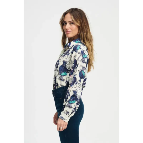 POM-Amsterda_SS25_100_SP9043_3 POM Amsterdam Blouse SP9043 Off-White