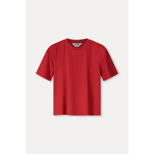 POM-Amsterda_SS25_400_SP9070_2 POM Amsterdam Top Scarlet SP9070 Rood