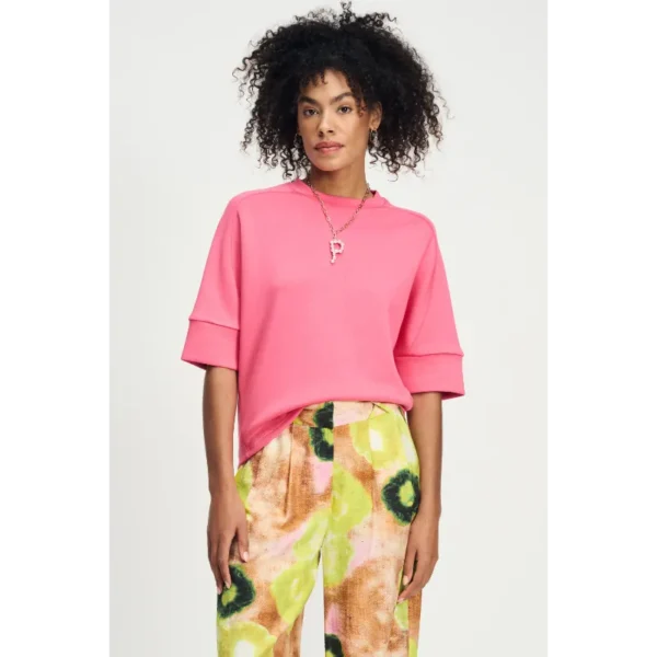 POM-Amsterda_SS25_500_SP9067 POM Amsterdam Top Nina SP9067 Roze