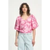 POM Amsterdam Top Floral SP9078 Roze