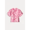 POM Amsterdam Top Floral SP9078 Roze