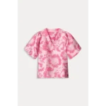 POM Amsterdam Top Floral SP9078 Roze