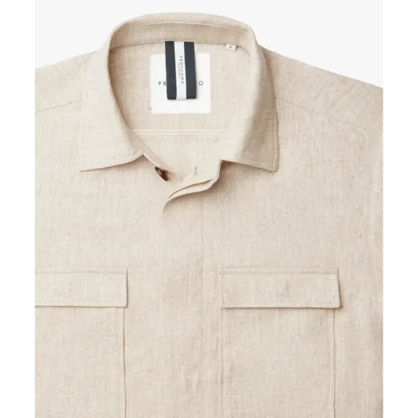Profuomo Overshirt PPWF10040a Beige