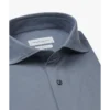 Profuomo Japanese Knitted Overhemd PPWH10001d Blauw