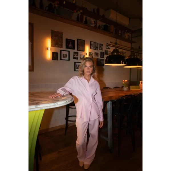 STUDIOAMAYA-24 Studio Amaya Blouse Jacq 251-ST31 Roze