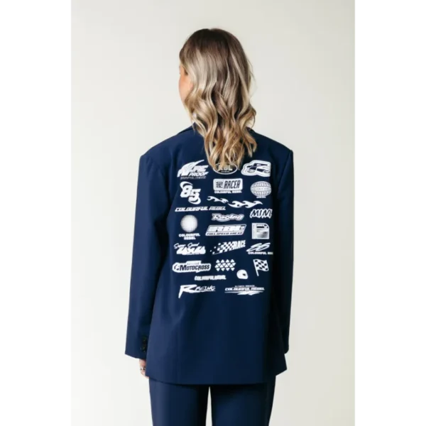 WJ116855-569-DarkNavy-23288 Colourful Rebel Blazer Jesra WJ116855 Dark Navy